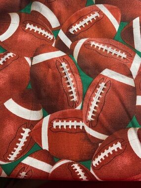 Football cotton fabric yardage by Windham Fabrics quilt quality